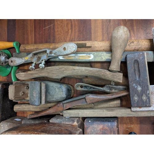 282 - A selection of wood working planes and other woodworking tools of various sizes.
Location:ROS
If the... 