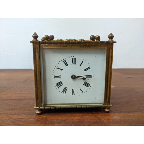 361 - An early 20th century brass carriage clock Location: 4-3
If there is no condition report shown, plea... 