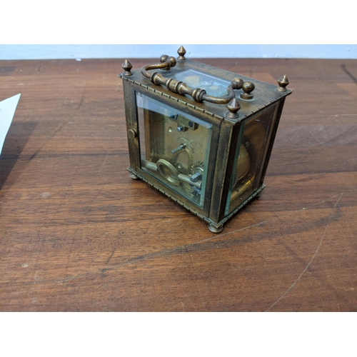 361 - An early 20th century brass carriage clock Location: 4-3
If there is no condition report shown, plea... 