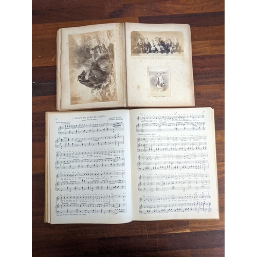 374 - Collectables to include a Victorian photograph album, an album for picture cards and an album of pos... 