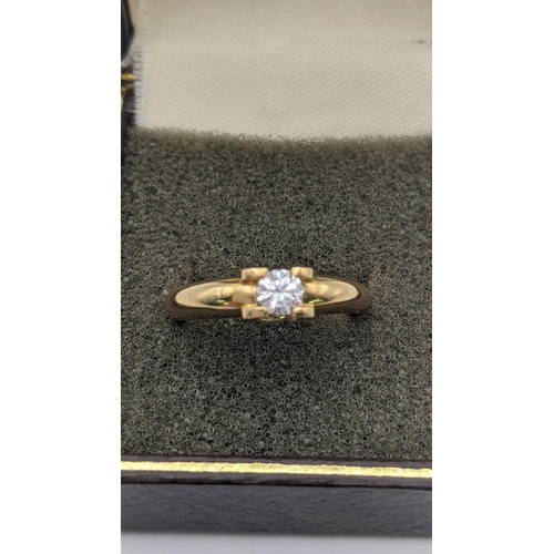 89 - An 18ct gold solitaire diamond ring, size L , Location: CAB 2
If there is no condition report shown,... 