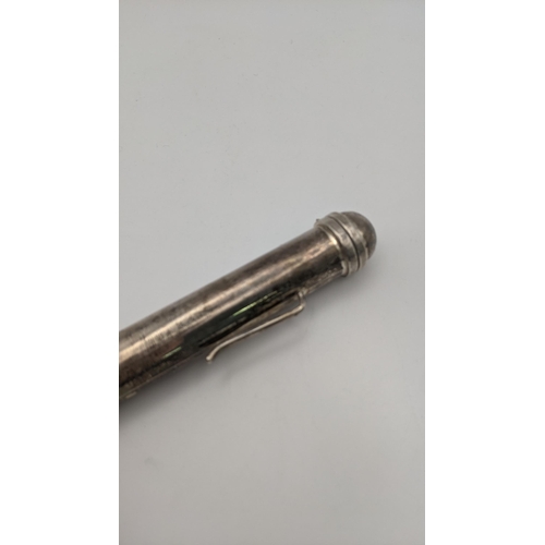 98 - A white metal cigar case, 18cm long, 64.5g, Location: CAB 6
If there is no condition report shown, p... 