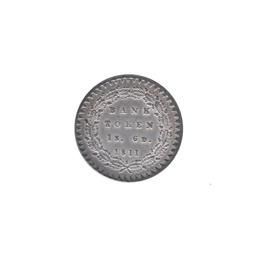 80 - Bank of England Token - George III (1760-1820), 1 Shilling 6 Pence, Laureate and cuirassed bust of K... 