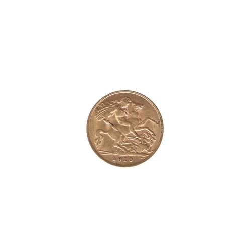 93 - United Kingdom - Edward VII (1901-1910), 1910 Gold Half Sovereign, London Mint,