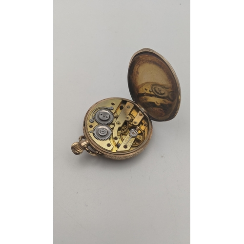 245 - A 9ct gold early 20th century open face keyless pocket watch, total weight 30.2g
Location:CAB1
If th... 