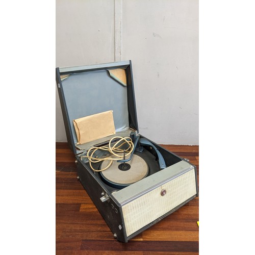 386 - A Bush record player SR31D, selection of framed and glazed pictures, and a gilt framed wall mirror, ... 