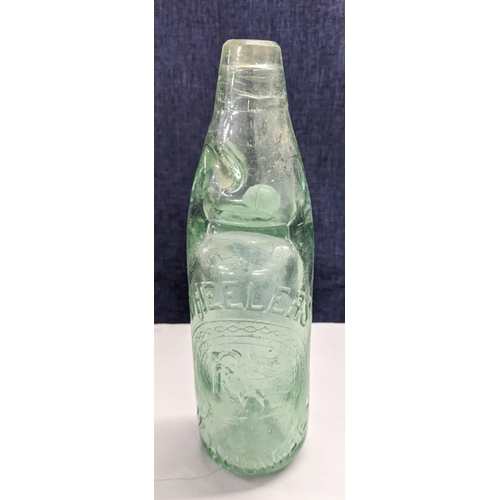 453 - A collection of vintage bottles and glassware to include a Wheelers of Wycombe bottle, an Ive Bros o... 