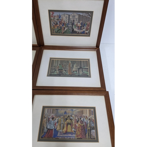 404 - A set of ten mid/late 20th century Macclesfield framed silks, 15x8, the frames 26x21
Location: BWR
I... 