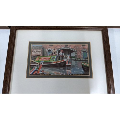 404 - A set of ten mid/late 20th century Macclesfield framed silks, 15x8, the frames 26x21
Location: BWR
I... 