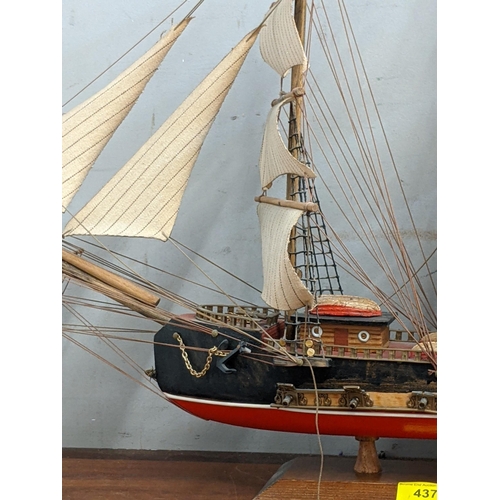 437 - A model of the Spanish sailing ship Frigata Siglio XVIII, 49cm h
Location:BWR
If there is no conditi... 