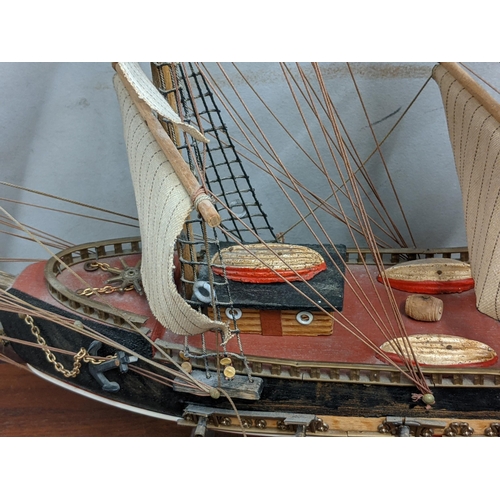 437 - A model of the Spanish sailing ship Frigata Siglio XVIII, 49cm h
Location:BWR
If there is no conditi... 