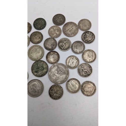 74 - Mixed Silver Coinage - Victorian and later British silver to include, Pre 1920 Shilling, Sixpence an... 