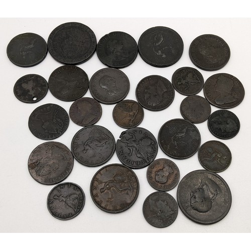 88 - Mixed Georgian Copper Coinage - Various denomination of George I - William IV, to include Cartwheel ... 