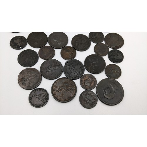 88 - Mixed Georgian Copper Coinage - Various denomination of George I - William IV, to include Cartwheel ... 