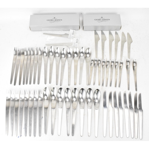 110 - Arne Jacobsen for Anton Michelsen (later Georg Jensen) - A stainless steel AJ cutlery suite, designe... 