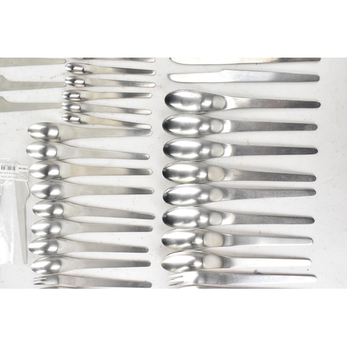 110 - Arne Jacobsen for Anton Michelsen (later Georg Jensen) - A stainless steel AJ cutlery suite, designe... 