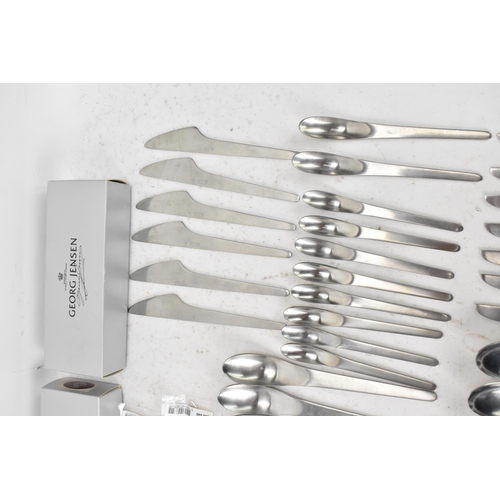 110 - Arne Jacobsen for Anton Michelsen (later Georg Jensen) - A stainless steel AJ cutlery suite, designe... 