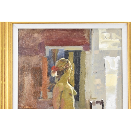 133 - Ken Howard, R.A. (1932-2022) - Oil on canvas entitled 'Georgie' signed to the lower right corner, 61... 