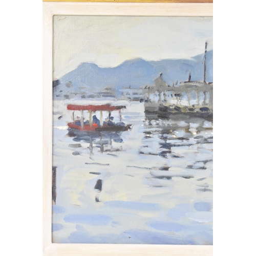 134 - Ken Howard, R.A. (1932-2022) - Oil on board entitled 'From Amet Haveli Udaipur 2' signed to the lowe... 