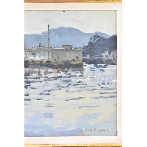 134 - Ken Howard, R.A. (1932-2022) - Oil on board entitled 'From Amet Haveli Udaipur 2' signed to the lowe... 