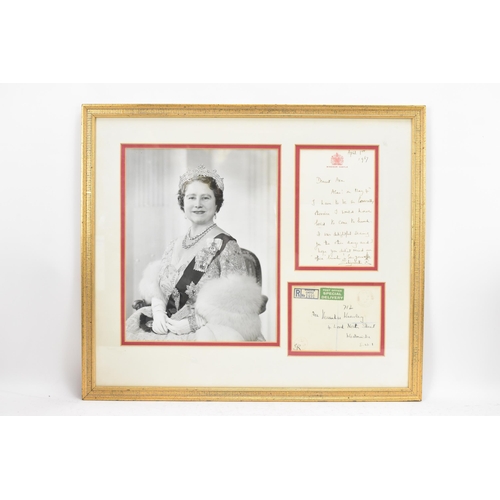 169 - A Queen Elizabeth The Queen Mother handwritten letter, dated 1st April 1967, on official Windsor Cas... 