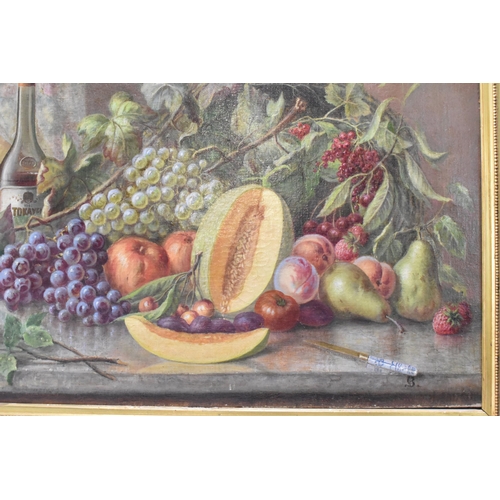 230 - Follower of James Charles Ward (F.L 1830-1875) A late 19th century still life oil on canvas depictin... 