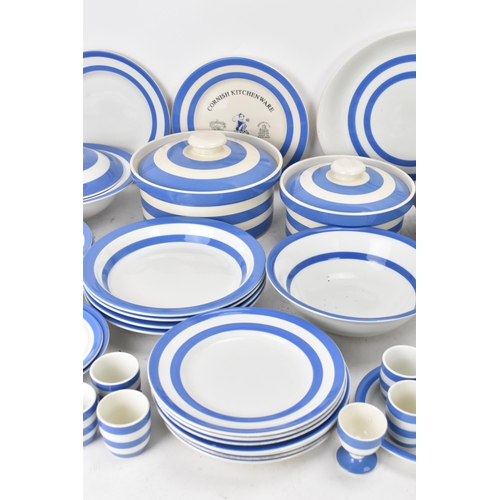 231 - A selection of mid/late 20th century T.G Green Cornish ware blue and white kitchen dinner related it... 