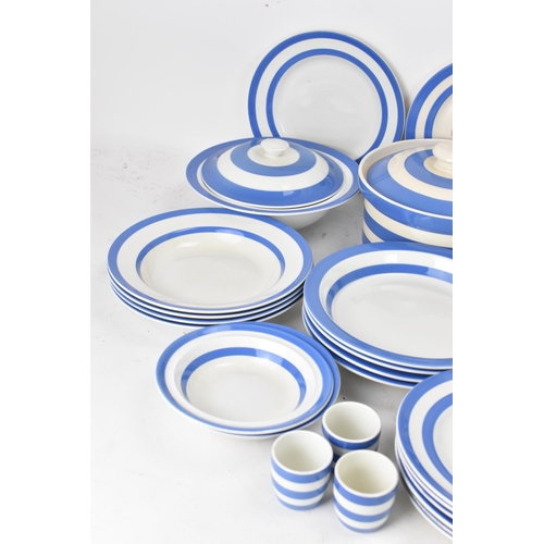 231 - A selection of mid/late 20th century T.G Green Cornish ware blue and white kitchen dinner related it... 