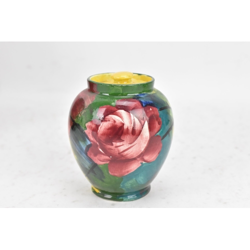 96 - A collection of Wemyss pottery to include a sang de boeuf glazed jardiniere 17.5cm high x 22cm wide,... 