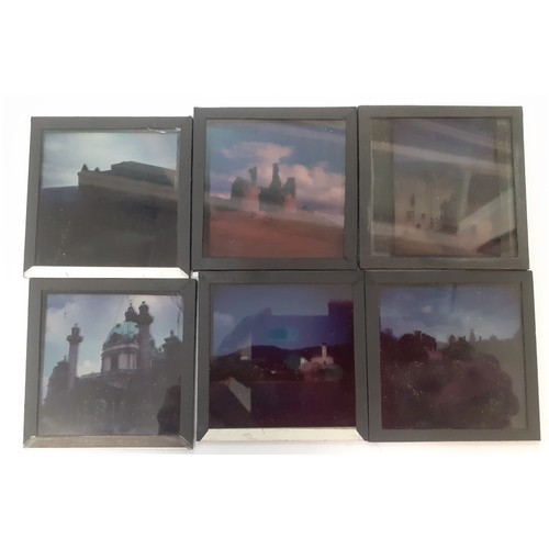 31 - A collection of photographic slides in monochrome and colour. Location:G