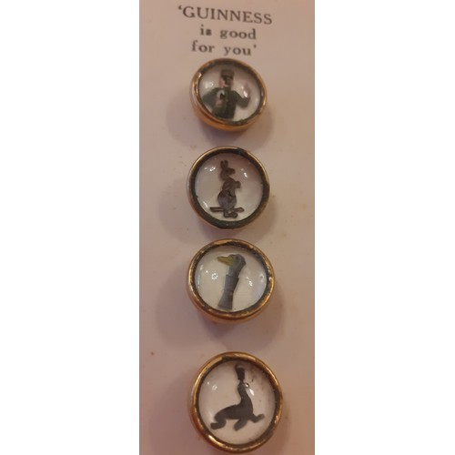 60 - A 1950's boxed set of 6 Guiness promotional waistcoat buttons. Location: CAB
If there is no conditio... 