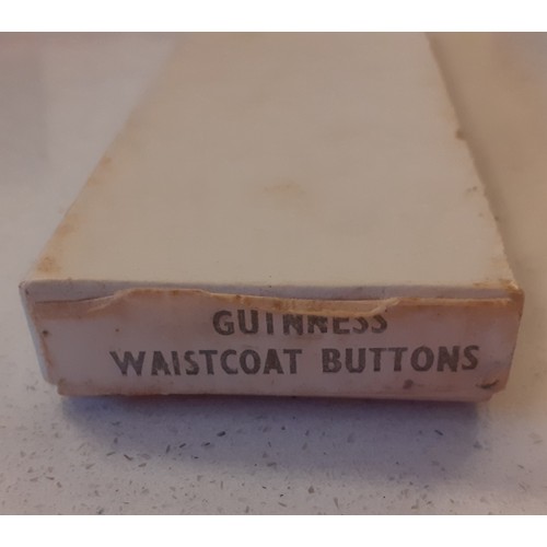 60 - A 1950's boxed set of 6 Guiness promotional waistcoat buttons. Location: CAB
If there is no conditio... 