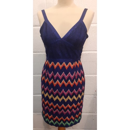 8 - Missoni-A ladies 2-piece evening outfit comprising a longline cardigan and sleeveless dress in cobal... 