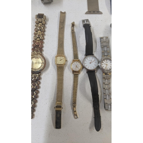 353 - A collection of ladies and gents wrist watches, some A/F to include examples from Sekonda, Casio, Em... 