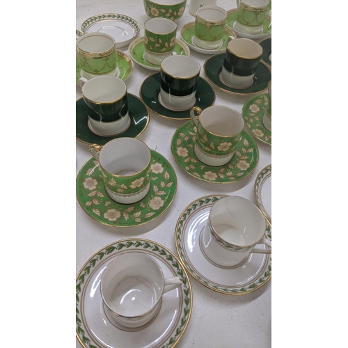 83 - A variety of coffee cans and saucers to include Minton, Limoges, Spode, Coalport and others, togethe... 