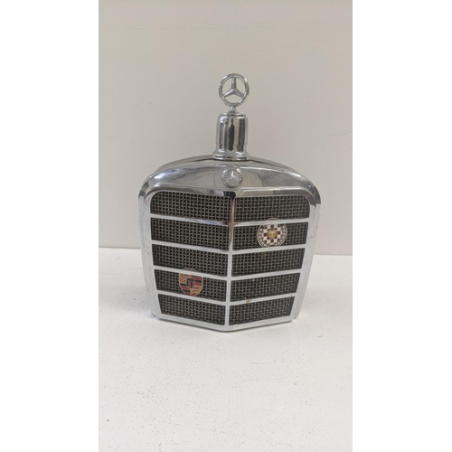 88 - A mid-century Mercedes Benz motoring decanter, 20cm h Location:11.1
If there is no condition report ... 