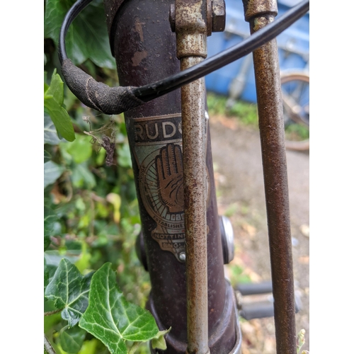 135 - A Rudge Whitworth bicycle circa 1950 with Brooks leather saddle Location:DH
If there is no condition... 