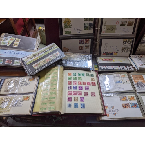 139 - A quantity of First Day covers circa 1960s-2000s, album of First Day coin covers containing four sil... 