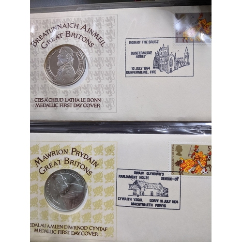 139 - A quantity of First Day covers circa 1960s-2000s, album of First Day coin covers containing four sil... 