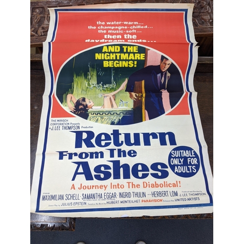 22 - A film poster advertising 'Return from the Ashes' Location:RWB
If there is no condition report shown... 