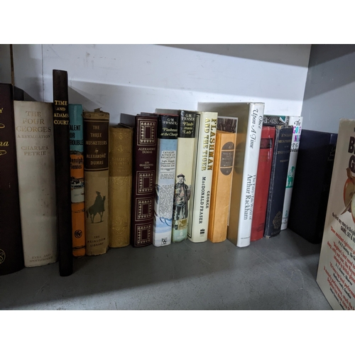 250 - A quantity of books to include eight Len Deighton books, some 1st edition, Sherlock Holmes, John Buc... 