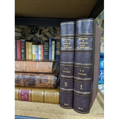 251 - Books a lot naval and war related novels  to include C.S.Forester The Spencer Papers in 4 vols print... 