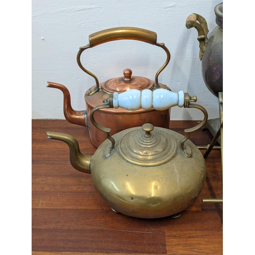 267 - A selection of Victorian kettles together with a samovar
Location: A4F
If there is no condition repo... 