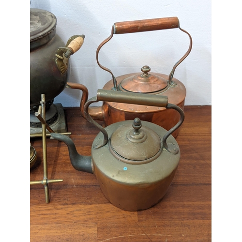 267 - A selection of Victorian kettles together with a samovar
Location: A4F
If there is no condition repo... 