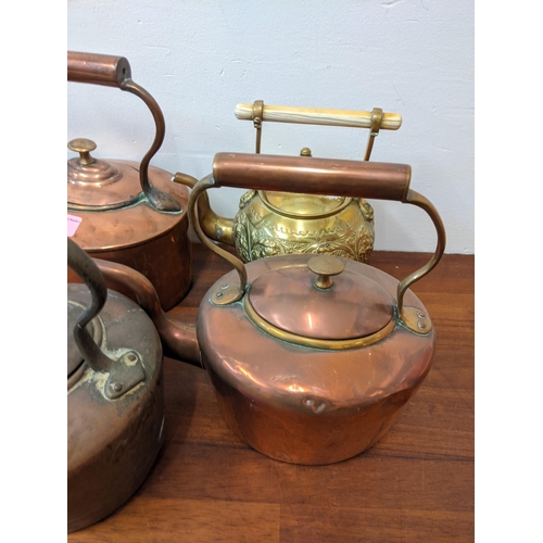 268 - A selection of Victorian copper and brass kettles
Location: 1-1
If there is no condition report show... 