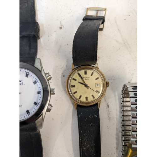 273 - A collection of watches to include a Swatch, Tissot, Sekonda, Aviation and others
Location: CAB
If t... 