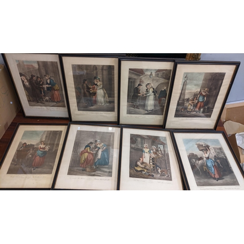 307 - A set of thirteen Cry's of London prints, framed and glazed 
Location: B CON
If there is no conditio... 