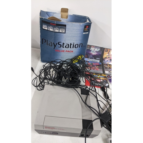 333 - A Playstation 1 console and Nintendo console with games and controllers
Location: R1-4
If there is n... 