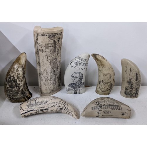 363 - A collection of reproduction composite scrimshaws
Location: A4F
If there is no condition report show... 