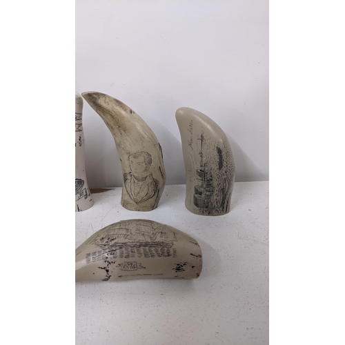 363 - A collection of reproduction composite scrimshaws
Location: A4F
If there is no condition report show... 